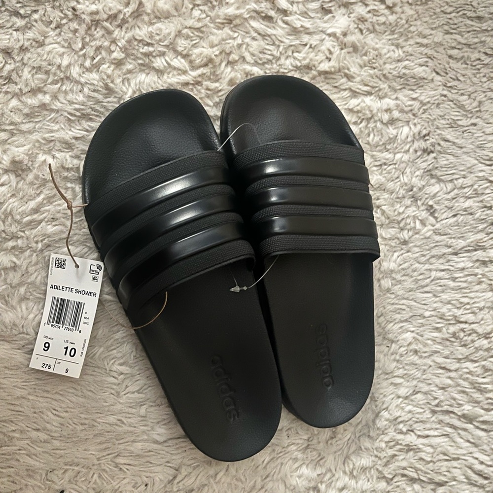 Adidas Black Slide Sandals
